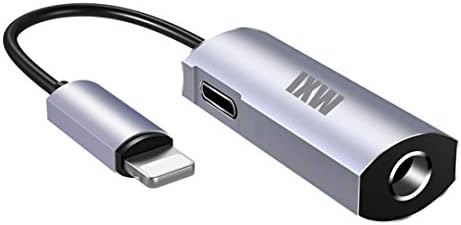 IXW Headphone Adapter Aux Adapter 2 in 1 Accessories Splitter Adaptor Charger Cables & Audio Connector Dongle Support All iOS 11/10.3