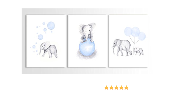 elephant canvas painting for nursery