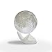 Sybedu Moon Lamp,3D Printed Children Night Lights for Bedroom Bedside, Eye Caring LED with USB Recharge, 2 Colors Adjustable Brightness(3.5
