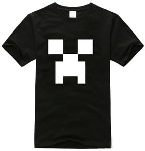 Amazon 空縁隊 マインクラフト クリーパー Minecraft Creeper コスプレ道具 Tシャツ ｓサイズ 黒 ブラック コスプレ 仮装 通販