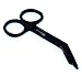 All Black Fluoride Coated Color Lister Bandage Scissors 3.5