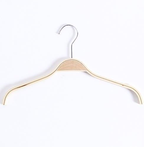 FuRongHuang 10 38Cm-42Cm Solid Wood Antiskid Clothes Hangers, Clothes Hangers, Wardrobes And Wooden Clothes To Support Household Adult Wooden Hangers,10,Real Wood Splints