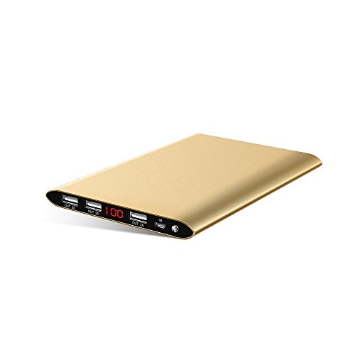 Polanfo power bank 20000mAh Portable Charger External Battery-Gold
