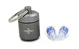 NU High Fidelity Ear Plugs for Musicians, Concerts, Motorcycles, Travel, Holiday and Live Events with Portable Aluminum Case (Standard Protection)