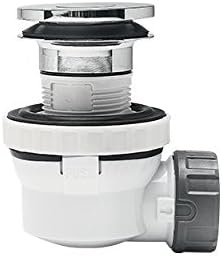 Wirquin 30721530 XS Pure, Ultra-Compact Complete Set for washbasin ø32 (Quick Clac), Chrome-Plated, Norme - Image 3