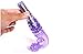 Masturbation Finger Vibrator Clit and G-spot Orgasm Squirt Massager Brush AV Vibrating Stick Sex Toys for Women-Color Random