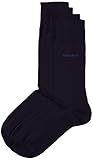 Hugo Boss Men's 2 Pair Plain 75% Cotton Socks 8.5-11 Men's Dark Blue