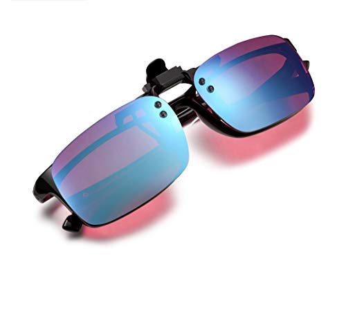 Pilestone Red-Green Color Blind Glasses TP-029 Clip-on Purple Lenses Same Lens as TP-025