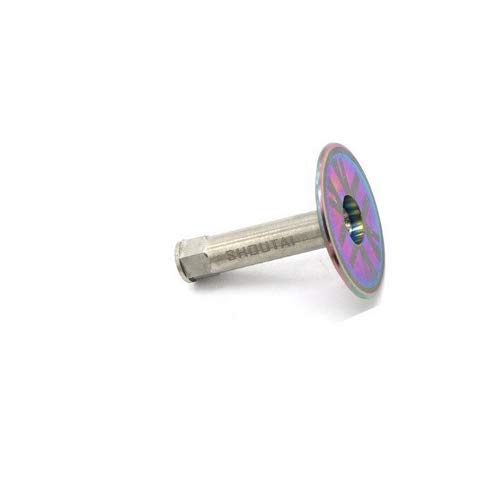Lightweight Titanium Alloy Lower Stop Disc for BROMPTON electroplated union jack