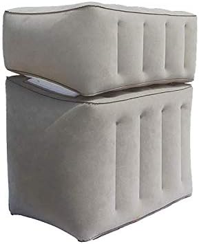 NAPTR Leg Rest Pillow For Travel, Adjustable Foot Rest Pillow for Travel, Home and Office (Grey)