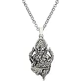 Spiritual Imagine Mart Hindu God Lord Ganesha Pendant Locket with Chain Necklace For Men And Women