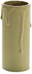 Lamps and Lights Candle Sleeve Replacement for Chandeliers - Ivory - 65mm