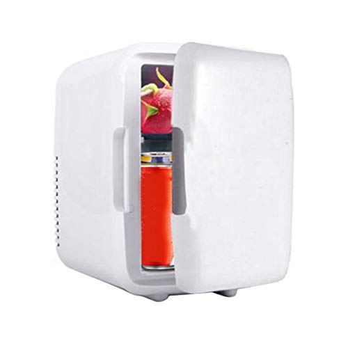 Portable Car Freezer 4L Mini Fridge Refrigerator Car Home Dual Use Car Fridge 12V Cooler Heater Universal Vehicle Parts - white