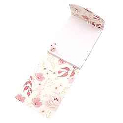 Punch Studio Faith Black Pink Floral Pocket Notepad