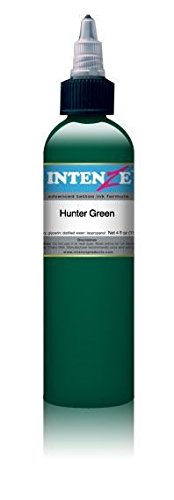 Intenze Tattoo Ink - Hunter Green - 1oz Bottle