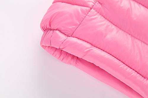 XILALU Baby Girl Boy Kids Light Down Jacket,Windproof Zipper Cable Hooded Coat Winter Warm Toddler Snowsuit(18M-8T)
