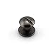 100 Pack Chicago Screws Solid Brass Accessories Nail Rivet Chicago Button for DIY Leather Decoration Round Head Stud Screw Black