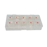 500 Pcs Clear French Acrylic Style Artificial Half False Nails Nail Art Tips