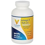 the Vitamin Shoppe Omega-3 Fish Oil 120 Softgels 1290 MG
