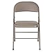 Flash Furniture 4 Pack HERCULES Series Double Braced Gray Vinyl Folding Chair