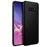 EasyAcc Phone Case for Samsung Galaxy S10e[Support Wireless Charging], Matte Black Slim TPU Cases Finish Profile Soft Thin Back Protective Cover Compatible with Samsung Galaxy S10e 5.8
