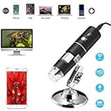 WiFi Digital Microscope,USB Microscope 2MP Camera Rechargeable Kids Microscope Endoscope 1080P HD,1000x Magnification for iPhone/iPad/Android Phone/Windows