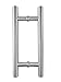 VRSS 304 Stainless Steel Commercial H-Shape/Ladder Style Back to Back Push Pull Door Handle (12