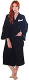 Personalized Embroidered 100% Cotton Waffle Robe Kimono Spa Bathrobe Unisex