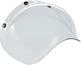 Biltwell Motorcycle Helmet Bubble Face Shield - Clear