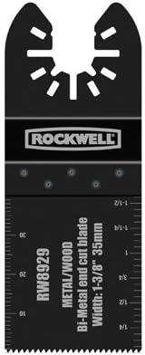 Rockwell RW8929 1-3/8" Sonicare Bi Metal &amp; Wood End Cut Saw Blade