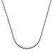 Sterling Silver 1.5mm Diamond-Cut Rope Nickel Free Chain Necklace Italy, 20