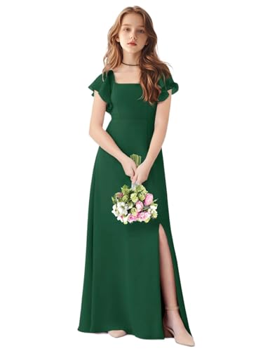 TAISHAN Junior Bridesmaid Dress for Wedding Ruffle