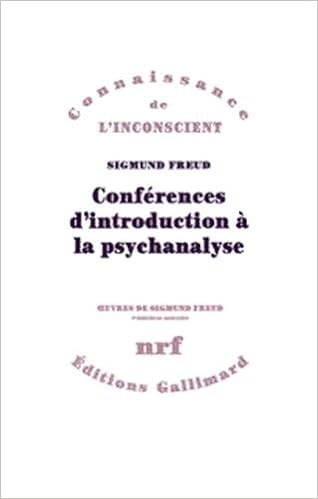 Amazon Fr Conferences D Introduction A La Psychanalyse Freud Sigmund Livres