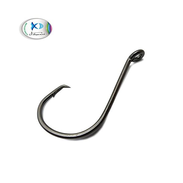 JSHANMEI-150pcsbox-7384-2X-Strong-Custom-Offset-Sport-Circle-Hooks-Black-High-Carbon-Steel-Octopus-Fishing-Hooks-Size1-50