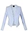 makeitmint Women's Unique Pastel Open Spring Jacket Blazer