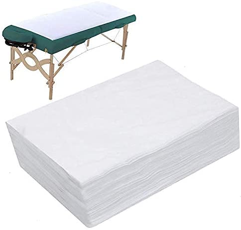 10Pcs Travel Disposable Bed Sheets Thick Waterproof Hygeian SPA Bedding Mat 75 * 175cm Nonwoven Fabric Massage Cover Portable White Bedspreads