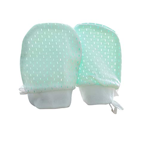 Ehdching Pack of 3 Baby Mesh Gloves Cotton No Scratch Mittens for Unisex 0-12 Months Newborn Infant (Mesh 3 Color, 0-12 Months) - Thumbnail 2