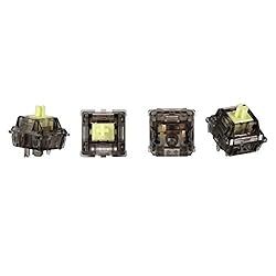 DUROCK Linear Switches, Creamy Yellow Stem L1
