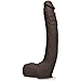 Doc Johnson Signature Series - Jax Slayher - 10 Inch Realistic ULTRASKYN Dildo with Removable Vac-U-Lock Suction Cup - F-Machine & Harness Compatible - for Adults Only, Chocolate