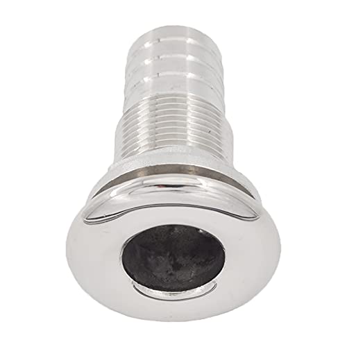 ISURE MARINE Stainless Steel Barbed Standard Length Straight ThruHull