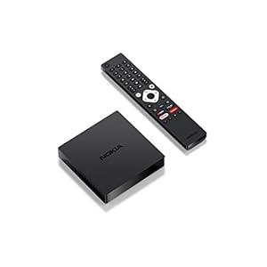 Nokia Android TV Streaming Box 8000, Smart TV Box met Android 10.0, Netflix, Amazon Prime, Disney+ en geïntegreerde…