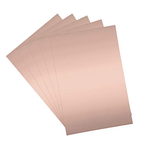 uxcell 5pcs 180x120mm Double-Sided Copper Clad Laminate PCB Circuit Board FR4 1.5mm Thickness DIY Prototyping PCB Board