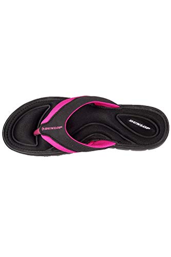 dunlop memory foam flip flops