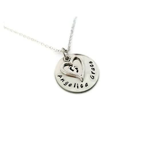 Loss of baby memorial necklace, personalized sympathy gift