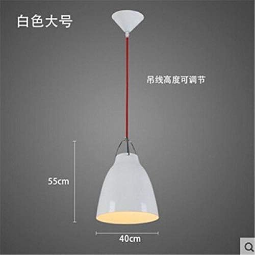Simple Modern Chandelier Restaurant KFC lamp Creative Caravaggio Large Living Room Bedroom bar Aluminum@Large White_Without Light Source