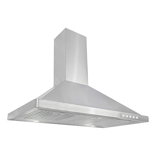 Cosmo 63190FT900 36 in. Wall Mount Range Hood with Push Button Controls