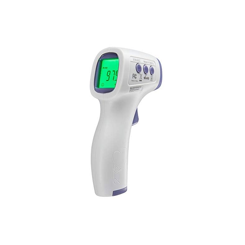 HoMedics Thermometer for Adults and Kids, Non-Contact Infrared Forehead Thermometer, Fast Accurate Results, High-Fever…