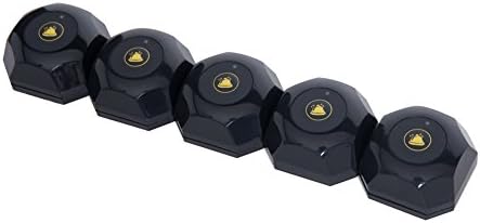 Chivasing Wireless Calling System Black 1PCS Single Call Button For Guest Call Waiter System