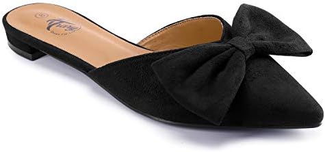 black flat mules womens