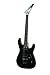 ivy ISJ-100 BK Strat Solid-Body Electric Guitar, Black